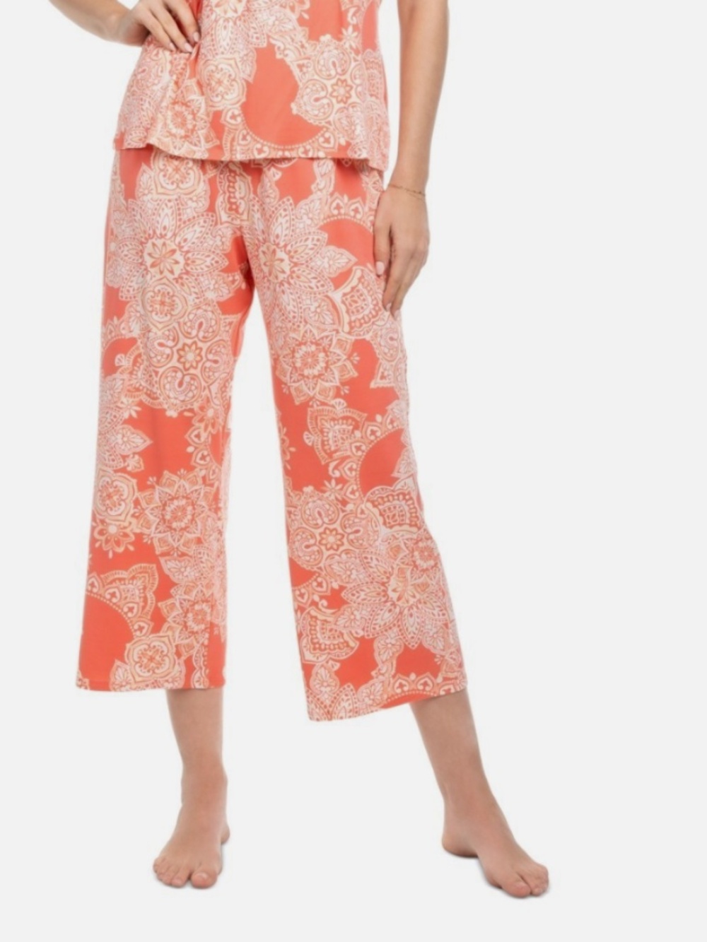Linea Donatella Women's Paisliegh Cropped Pajama Pants